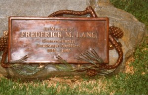 Fred Lang Memorial 